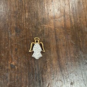 925 angel with crystals pendant